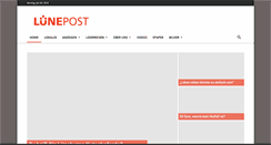 Desktop Screenshot of luenepost.de