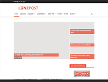 Tablet Screenshot of luenepost.de